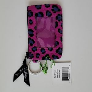 Vera Bradley Zip ID Leopard Spots